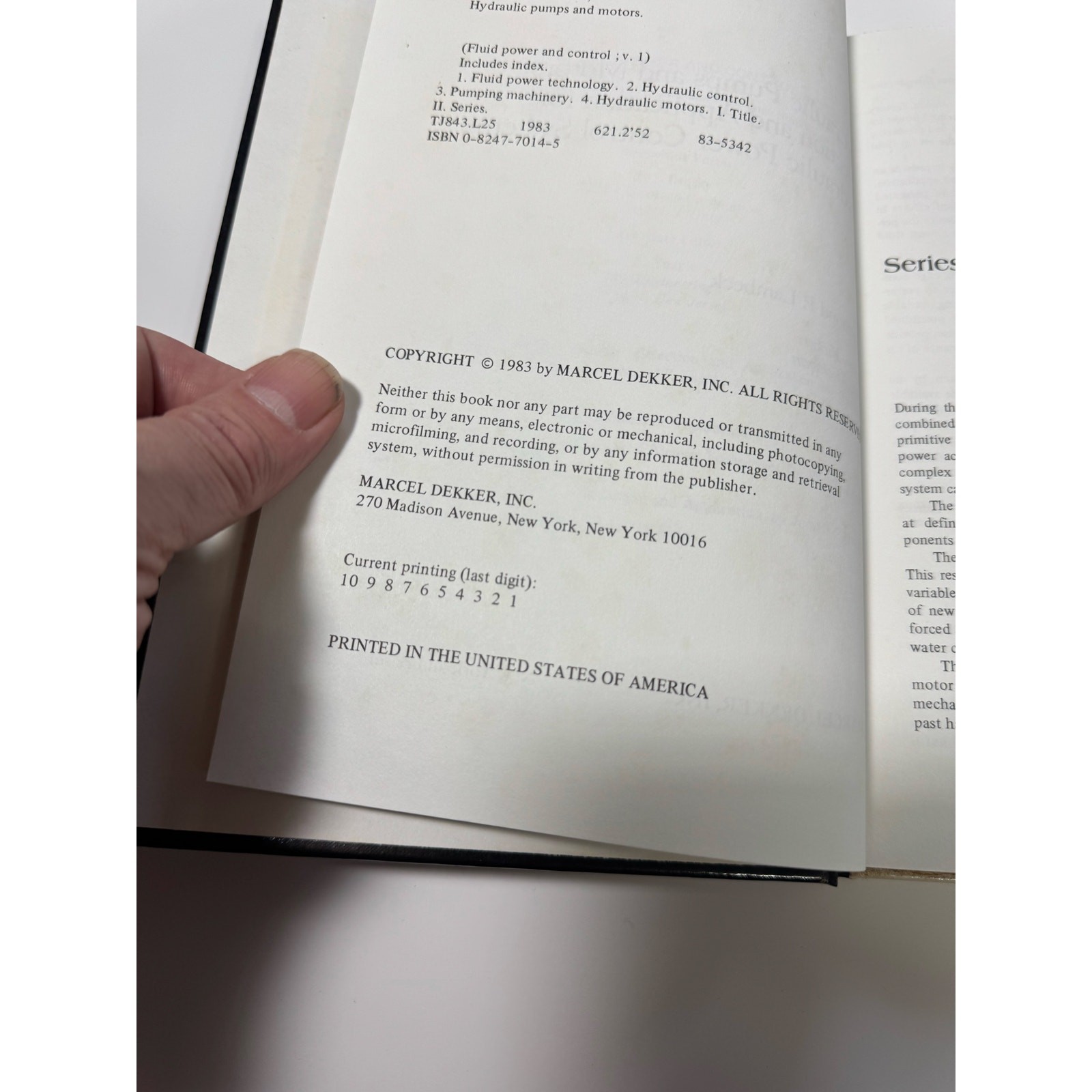 Hydraulic Pumps and Motors Raymond P Lambeck 1983