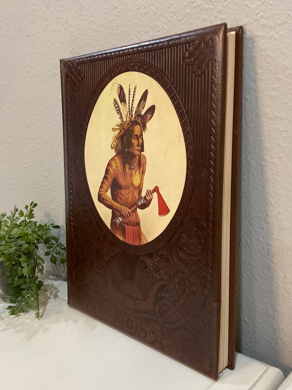 Vtg 6th Print 1981 The Old West The Indians Leather Hardcover Time Life Books