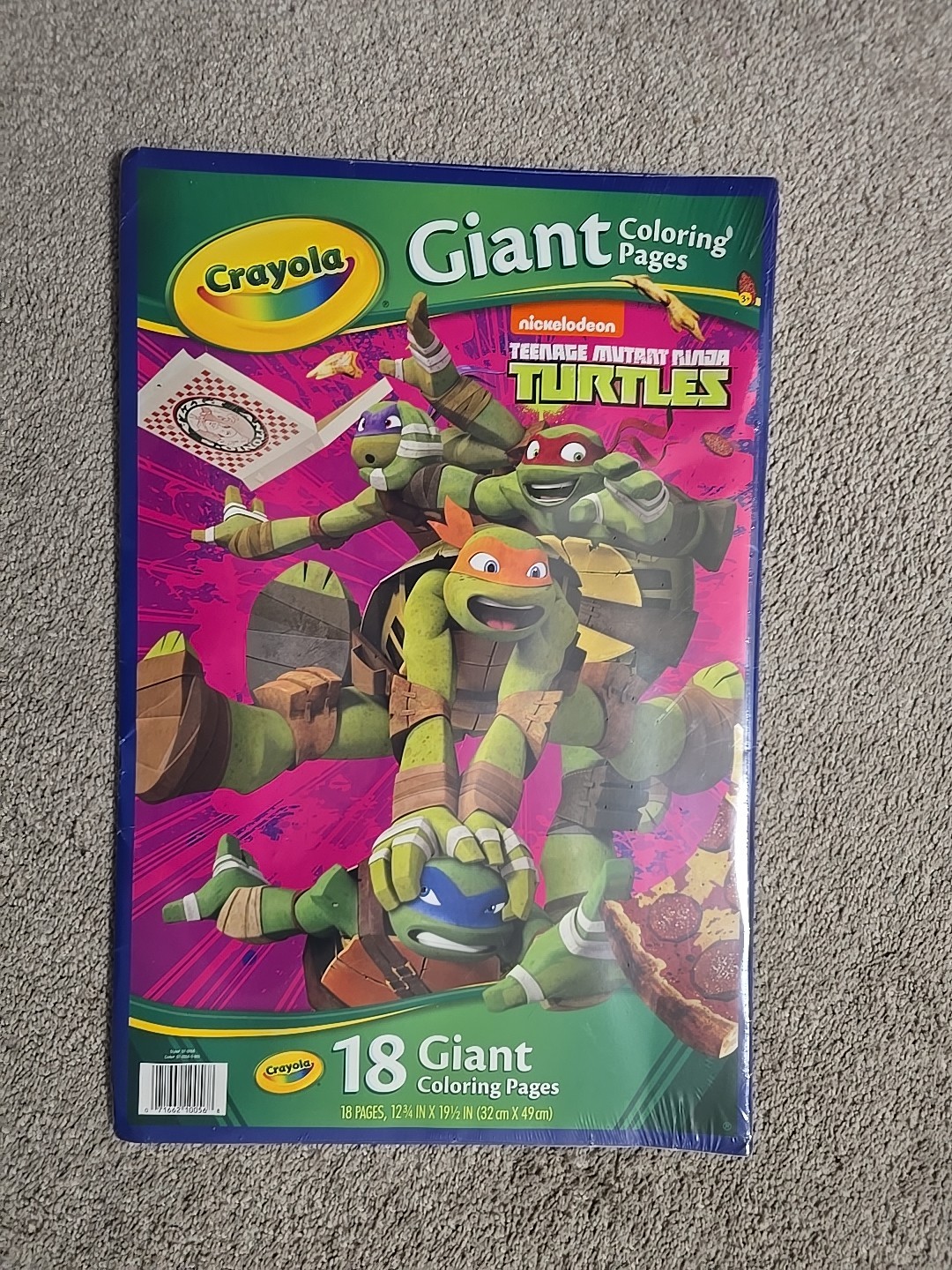 Crayola: Teenage Mutant Ninja Turtles 18 Giant Coloring Pages BRAND NEW SEALED