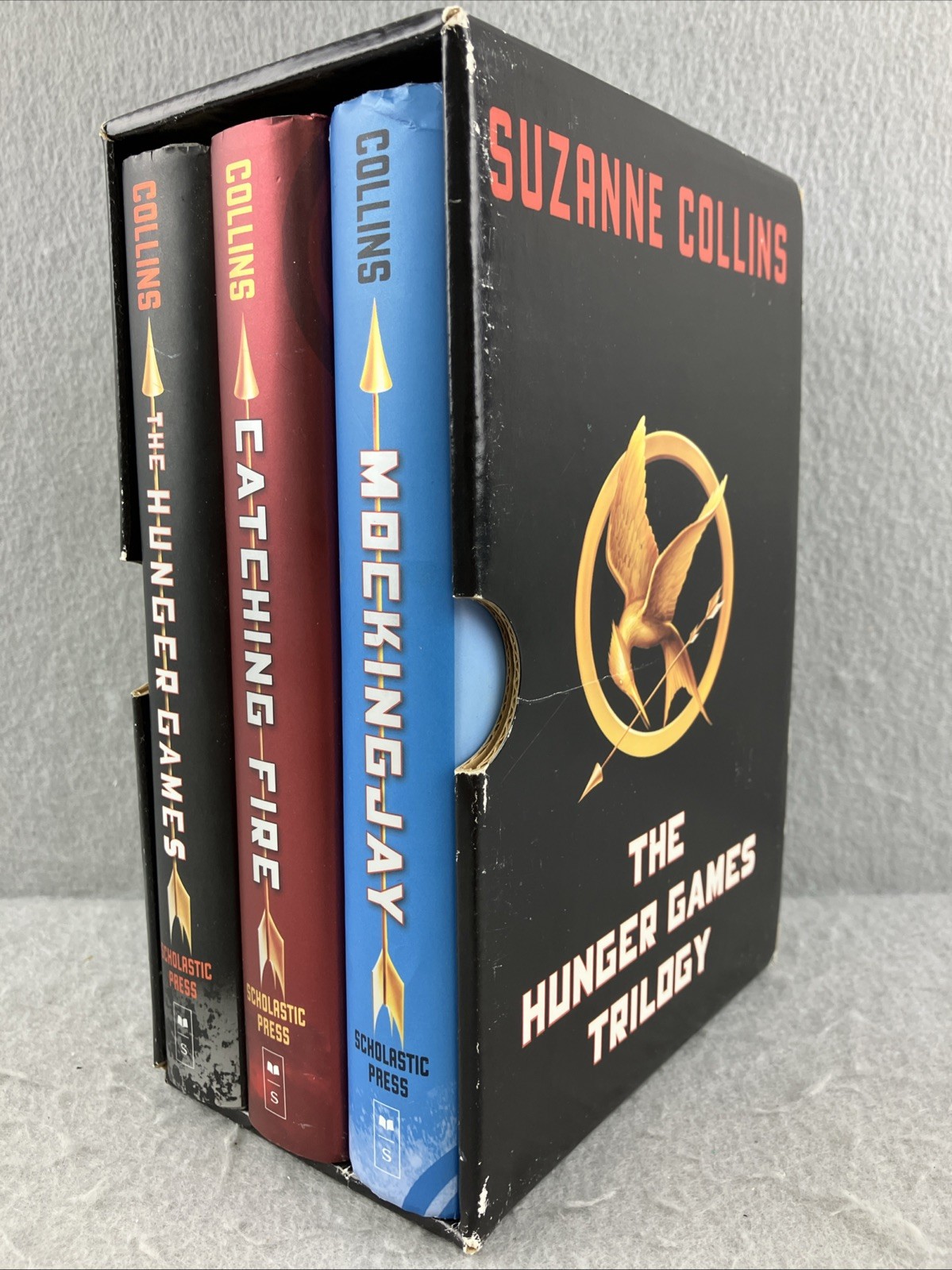 The Hunger Games Trilogy Box Set by Suzanne Collins (1st Edition Hardcovers 2008
