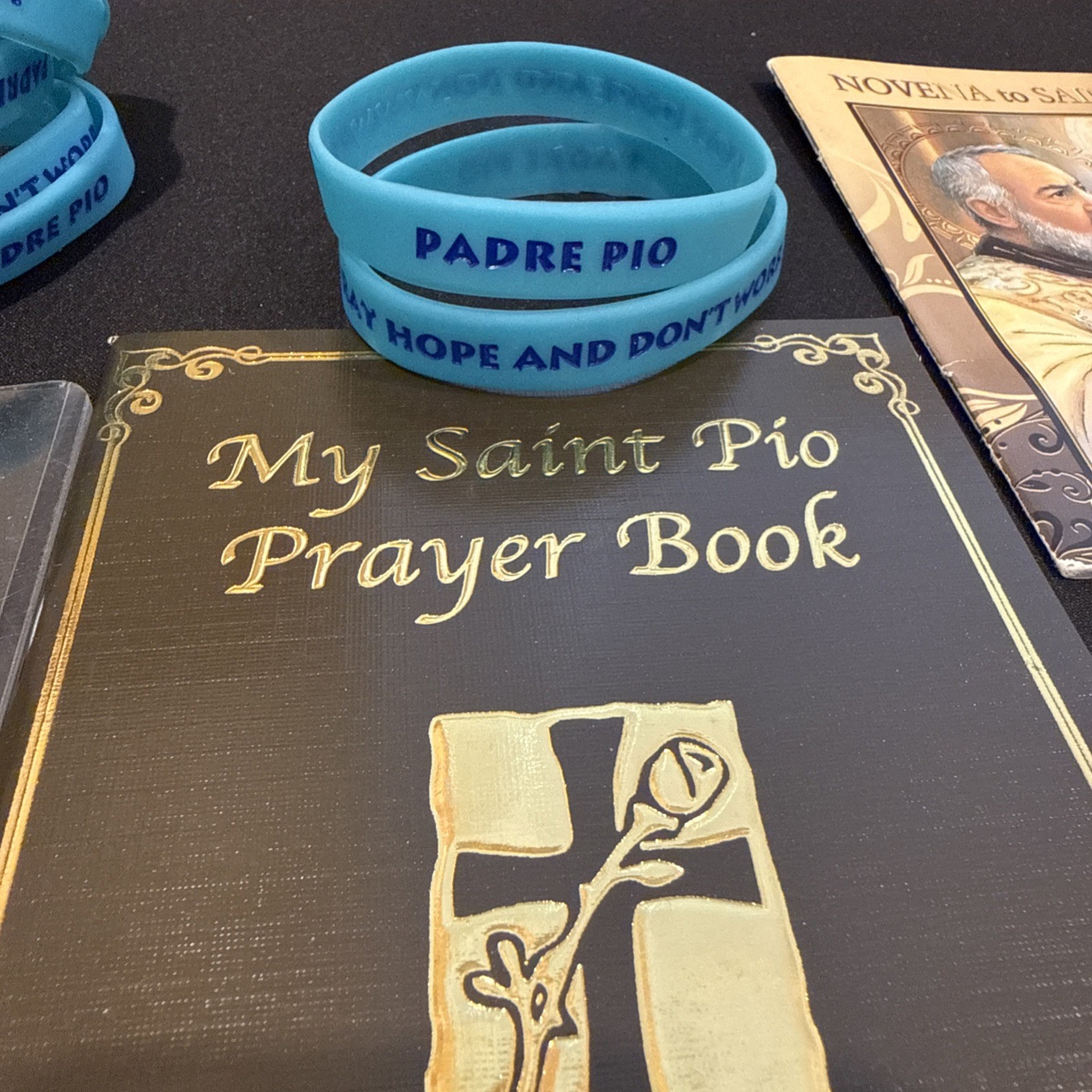 My Saint Pio Prayer Book Padre Pio PB Prayer Cards Bracelets USA Catholic Prayer