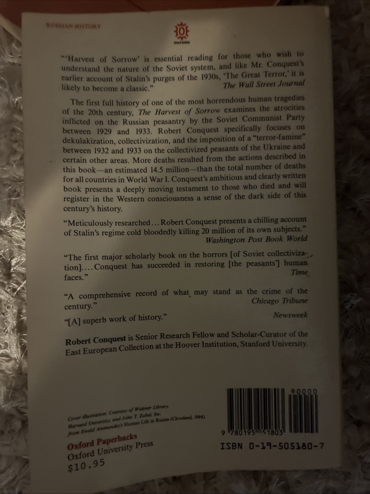 Harvest of Sorrow : Soviet Collectivization and the Terror-Famine by Robert…