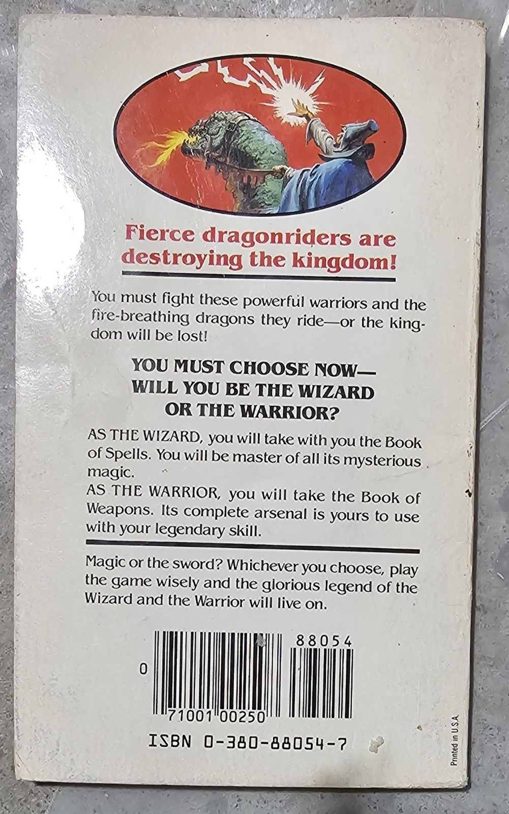 Vtg 1984 Wizards warriors You 2 Siege of the dragonriders Role-playing Adventure