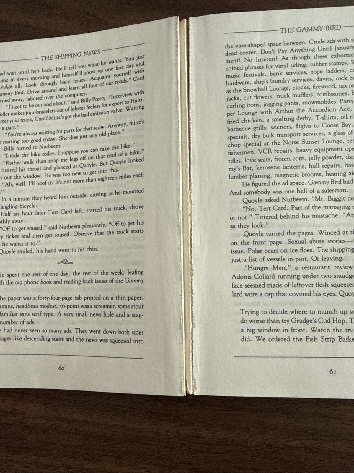 Shipping News by Annie Proulx (1994, Trade Paperback)
