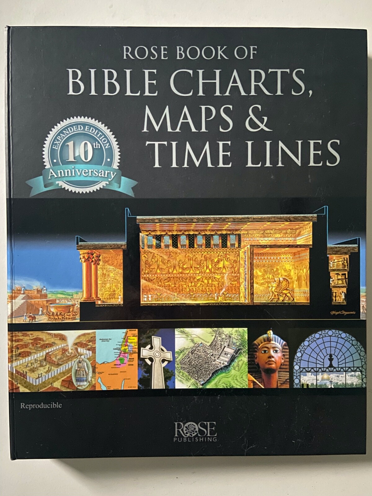 Rose Book of Bible Charts, Maps, & Time Lines (Spiral Bound Hardcover) VERY GOOD