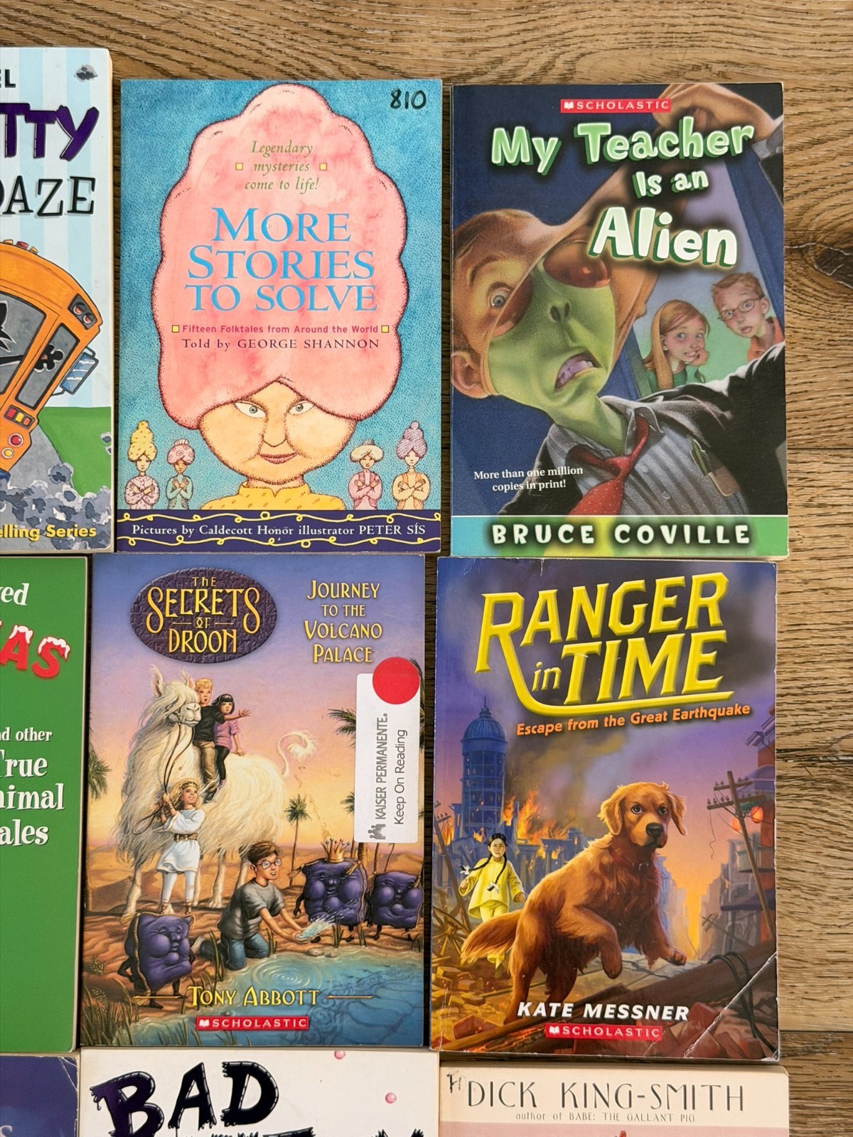 12 Kids Chapter Books Lot Dog Man Bad Kitty Ranger In Time Mr Ape