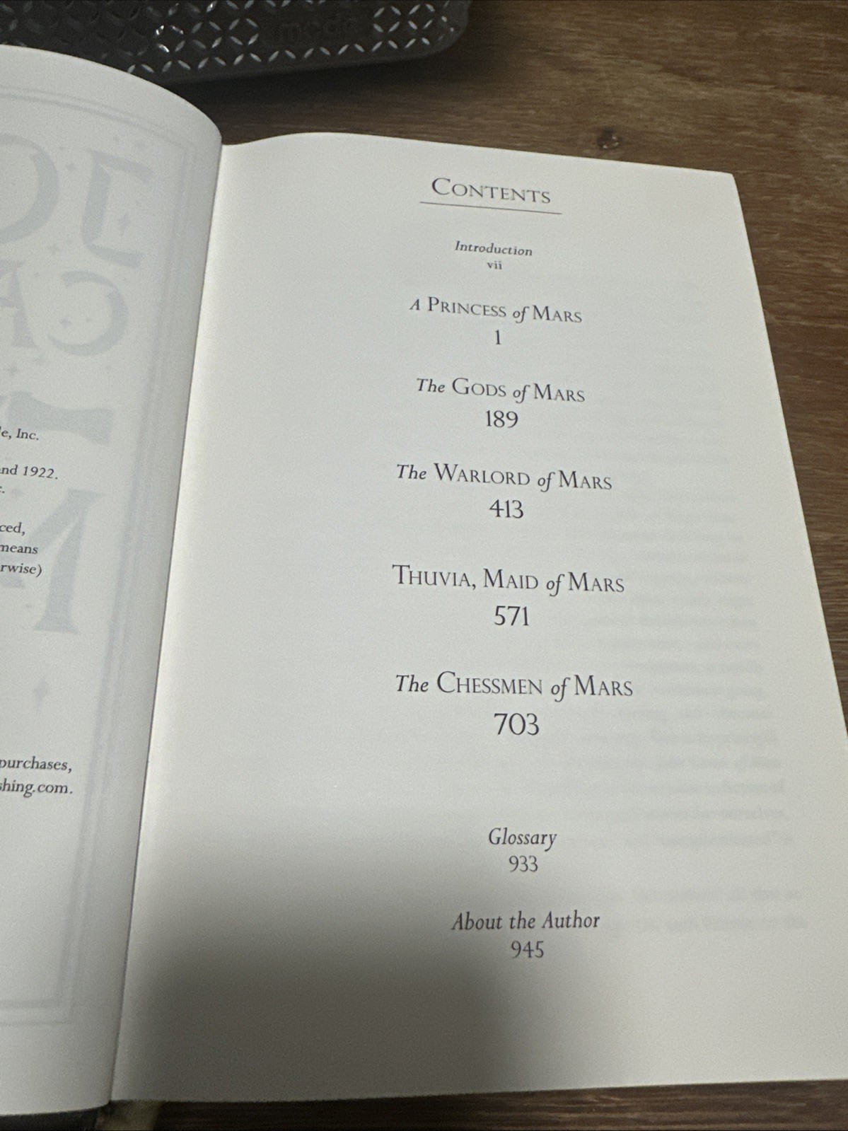Edgar Rice Burroughs John Carter of Mars Trilogy B&N Collectible Leather HC HTF