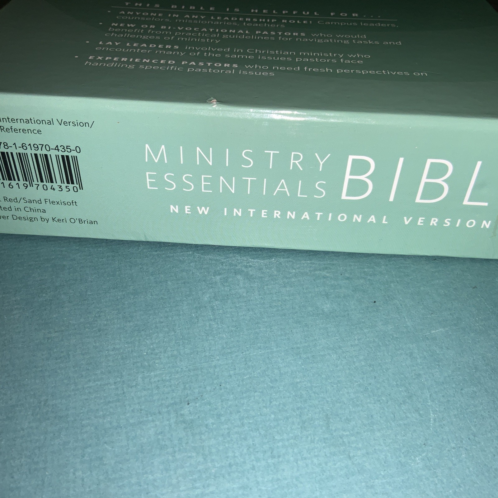 Ministry Essentials Bible – New International Version – 9781619704350