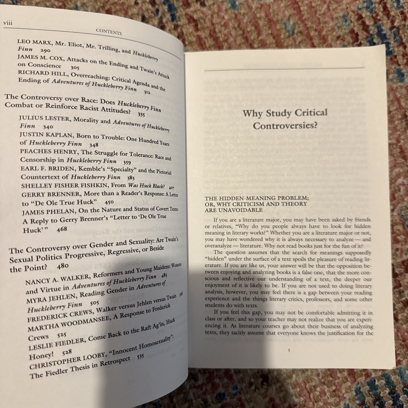 The Adventures of Huckleberry Finn : Critical Controversies Mark Twain Graff