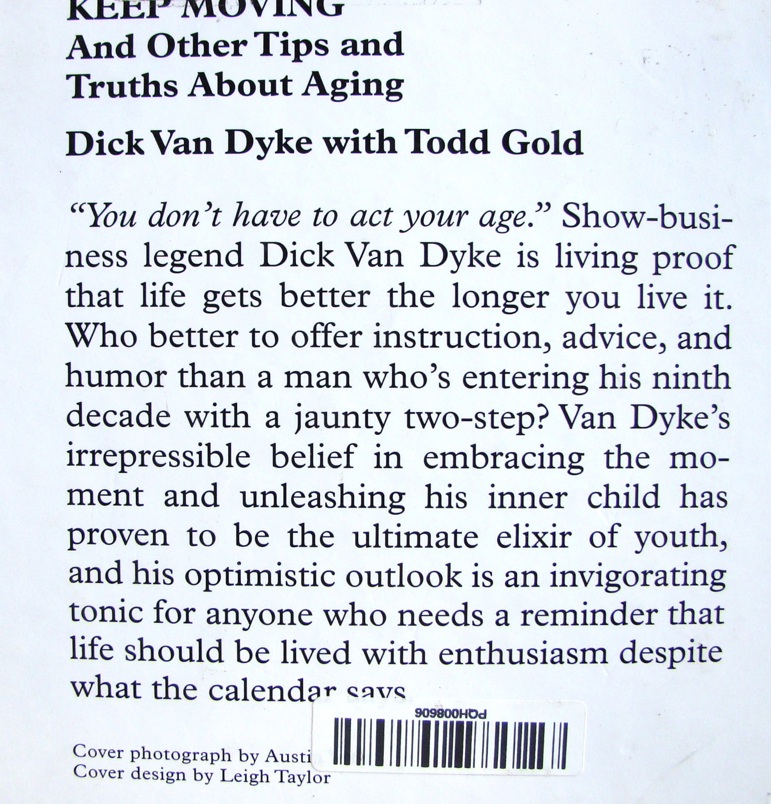 Keep Moving ~2016 HC LARGE PRINT~ Dick Van Dyke Comedy Autobiography TV Movies