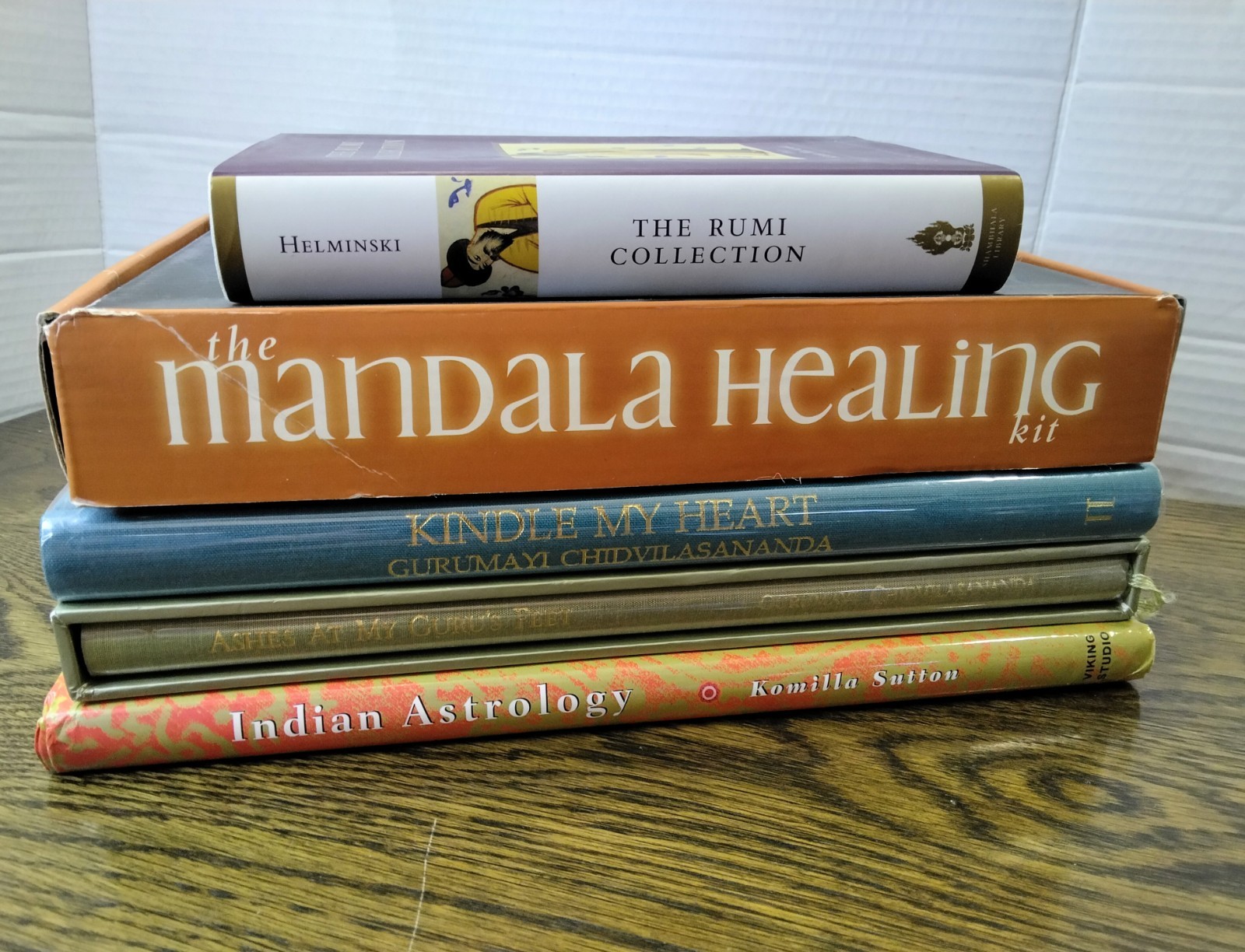 Spirituality & Eastern Wisdom Book Lot Rumi Astrology Mandala Healing Hardcover