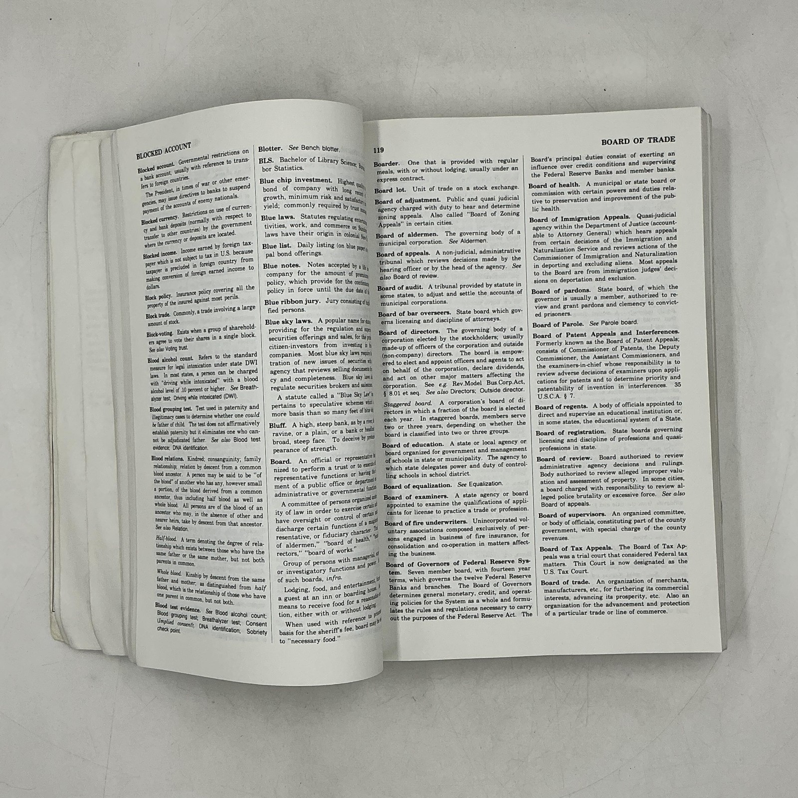Vintage Black’s Law Dictionary With Pronunciations Henry Black Blue PB 1994 Law