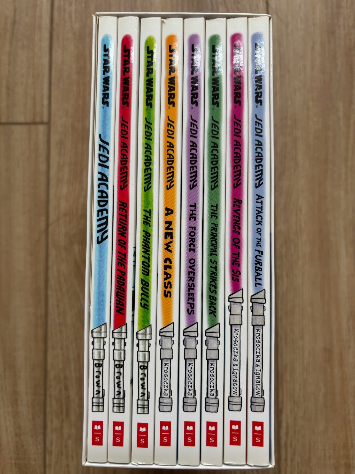 Star Wars Jedi Academy Series Collection 8 Books 1-8 Books NIB New Box Complete