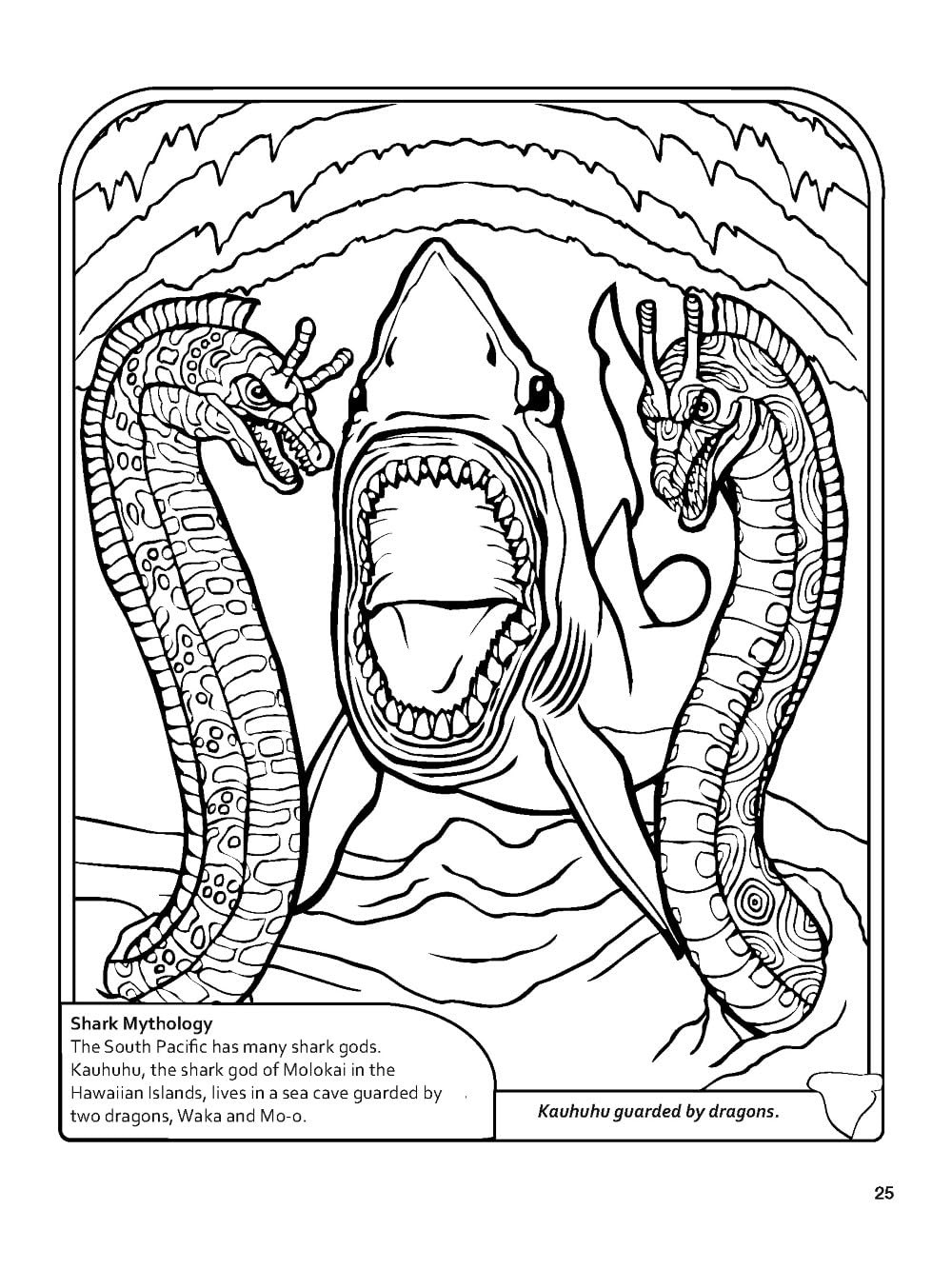 Sharks! Coloring Book (Dover Nature Coloring Book)