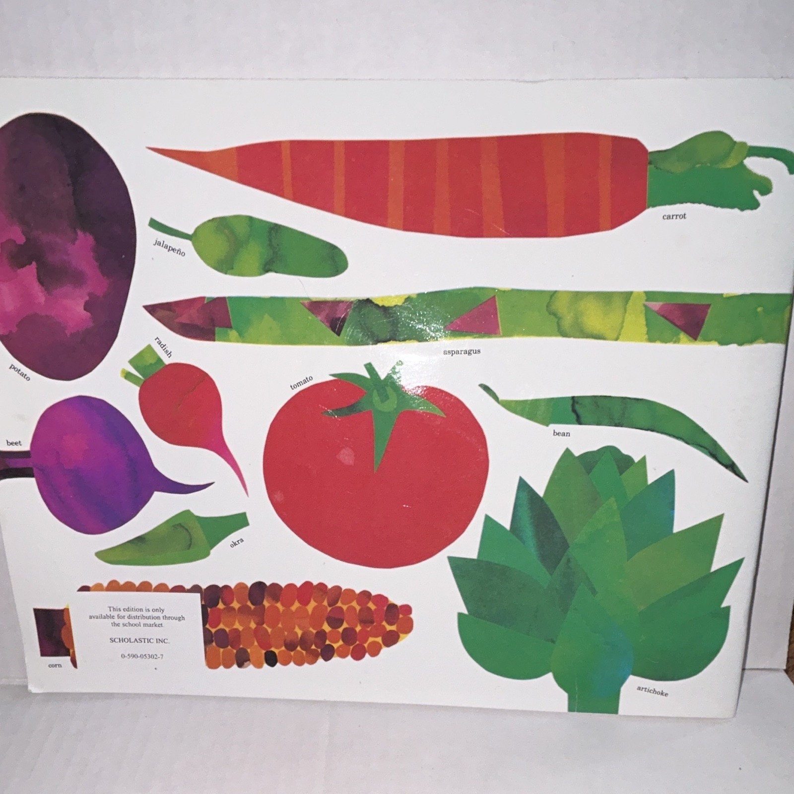 Lois Ehlert Eating the Alphabet PB Picture Book Illustrated Ages 4-8 Food ABC