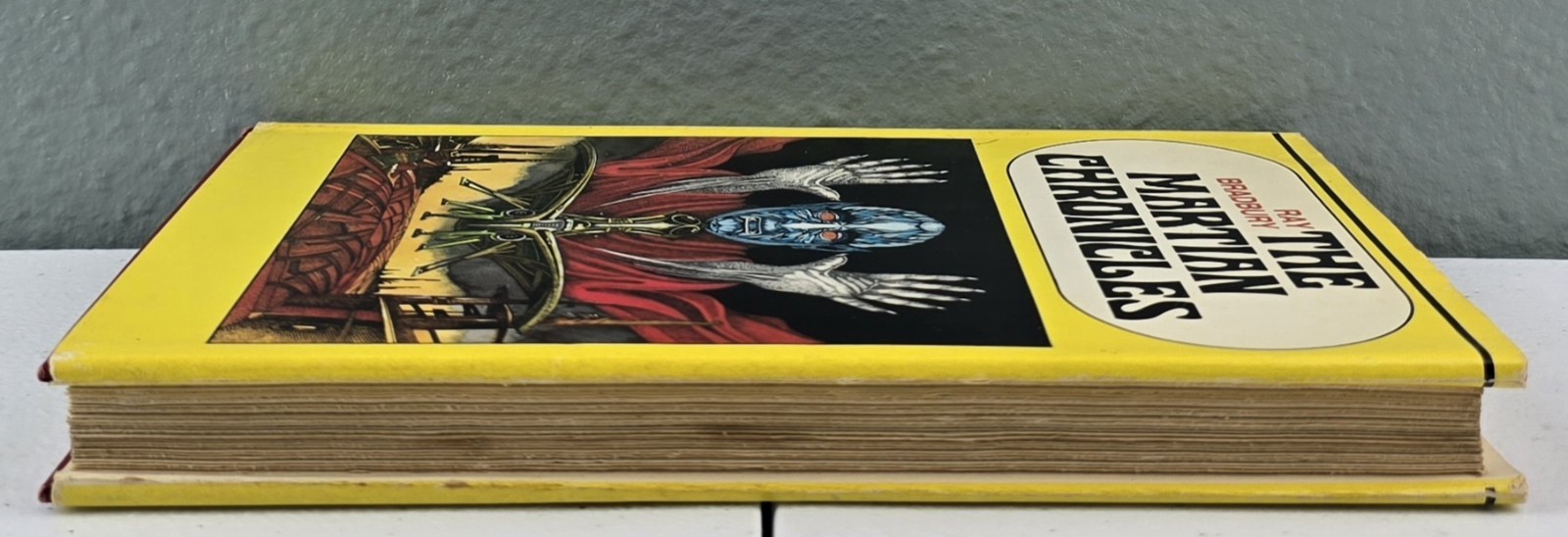 The Martian Chronicles HC Ray Bradbury BCE 1958 Vintage Weird Sci Fi Surreal Art