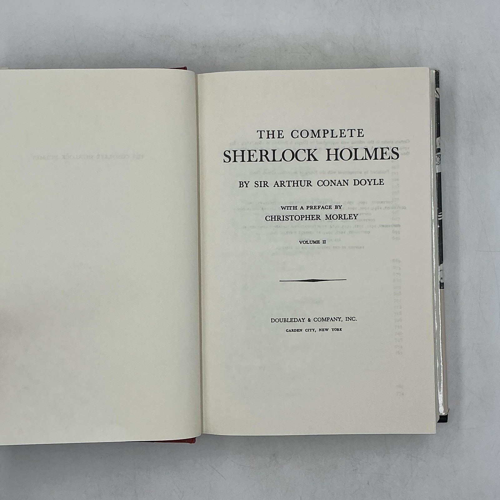 The Complete Sherlock Holmes Vol I-II Sir Arthur Conan Doyle HC Doubleday Brown