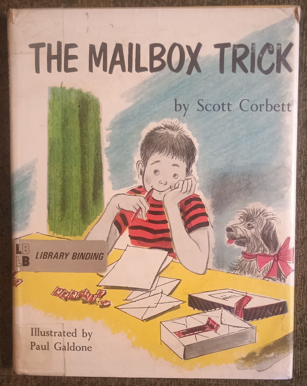 The Mailbox Trick by Scott Corbett – hardcover book – 1961 – 10th printing