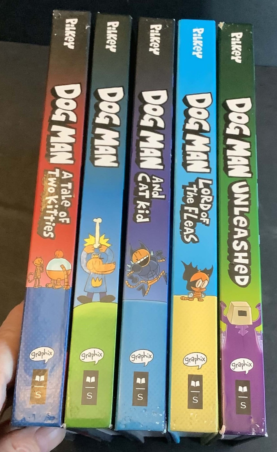 Dog Man” Do Good” Collection by Dav Pilkey 5 Book Box Set (Books 1-5) Excellent