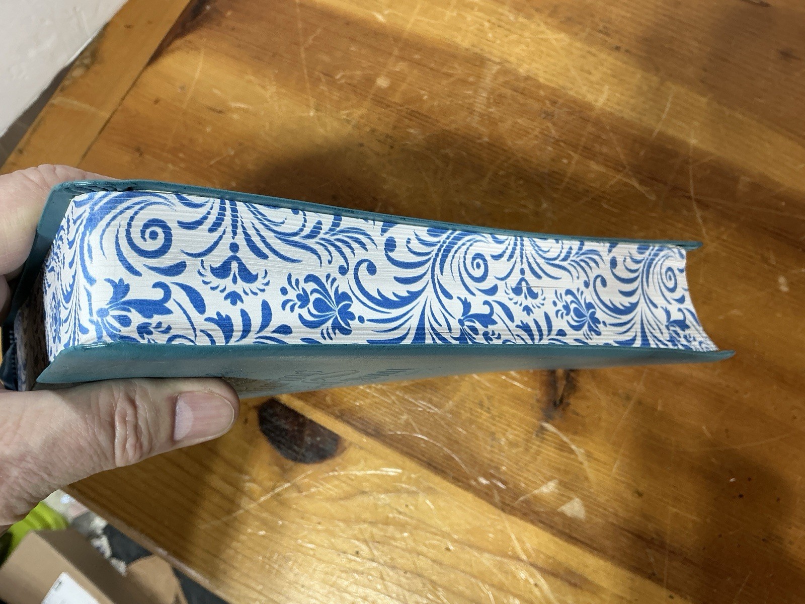 ESV The Enduring Word Bible Teal Imitation Leather Over Board 2018 VERY NICE SEE