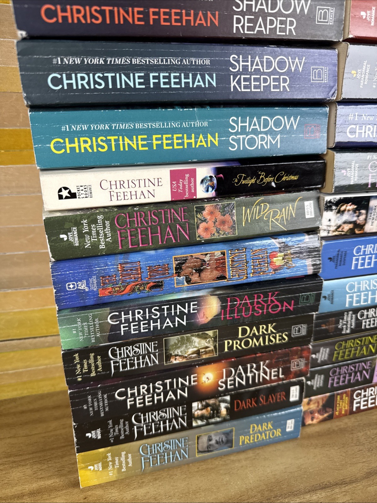 Lot of 22 Paranormal Romance Paperbacks by Christine Feehan Random Mix of Series