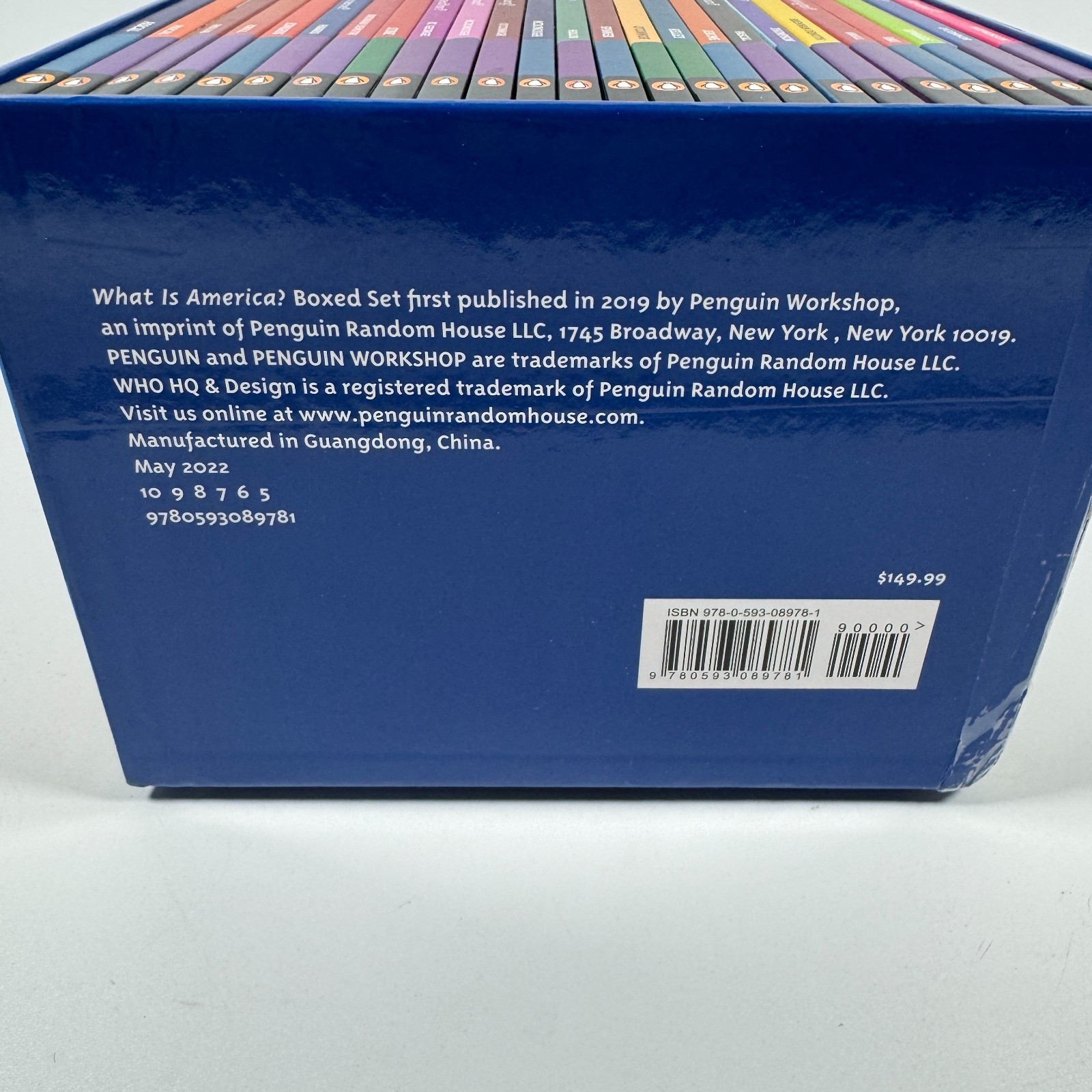 25 PB What Is America Biographies BOX SET Who Was History w/ Sleeve