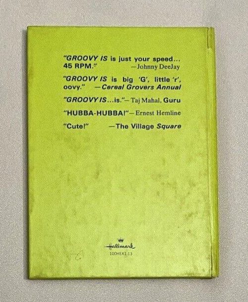 Vintage Hallmark Groovy Is… Mini Book 1971 Roland Swanson HTF