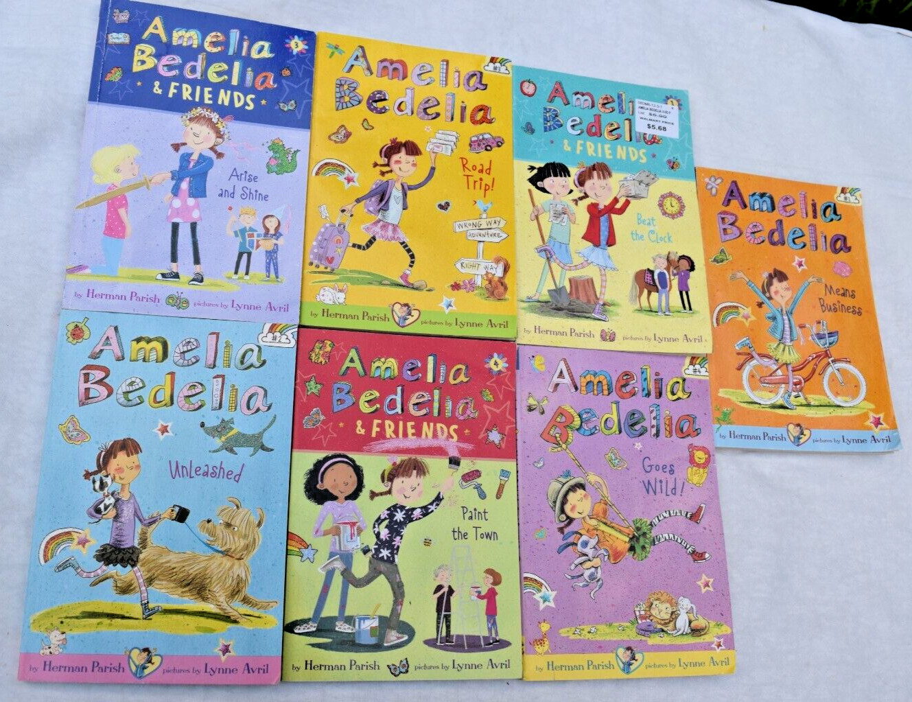 Lot of 7 Amedlia Bedelia + Friends Kids Books By Herman Parish