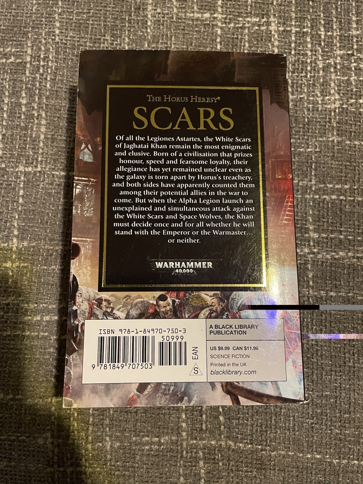 Scars, Horus Heresy, Warhammer 40K, Black Library, Mass Market.