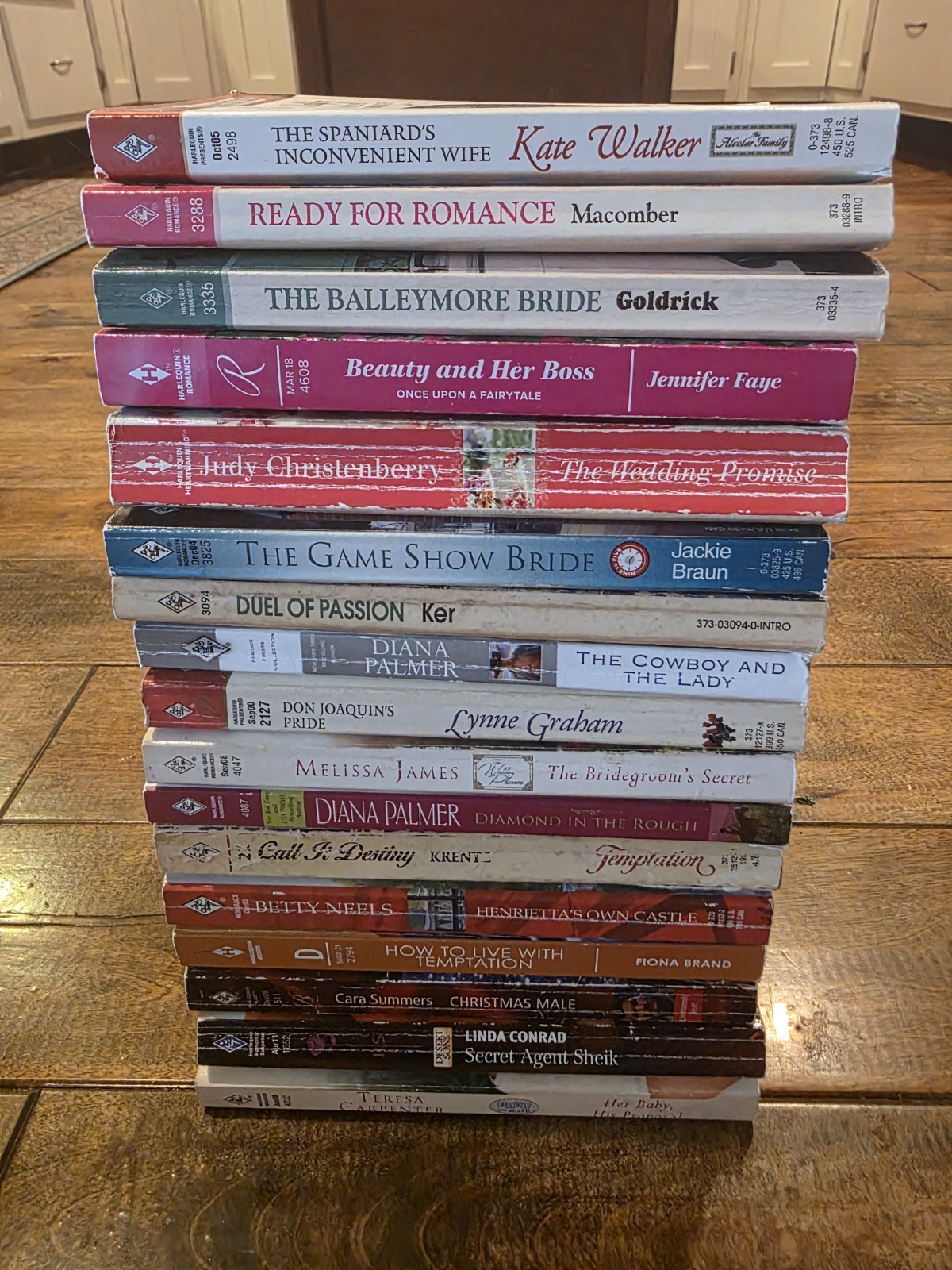 Harlequin Romance Lot Of 17 Paperback Books Various Titles Authors
