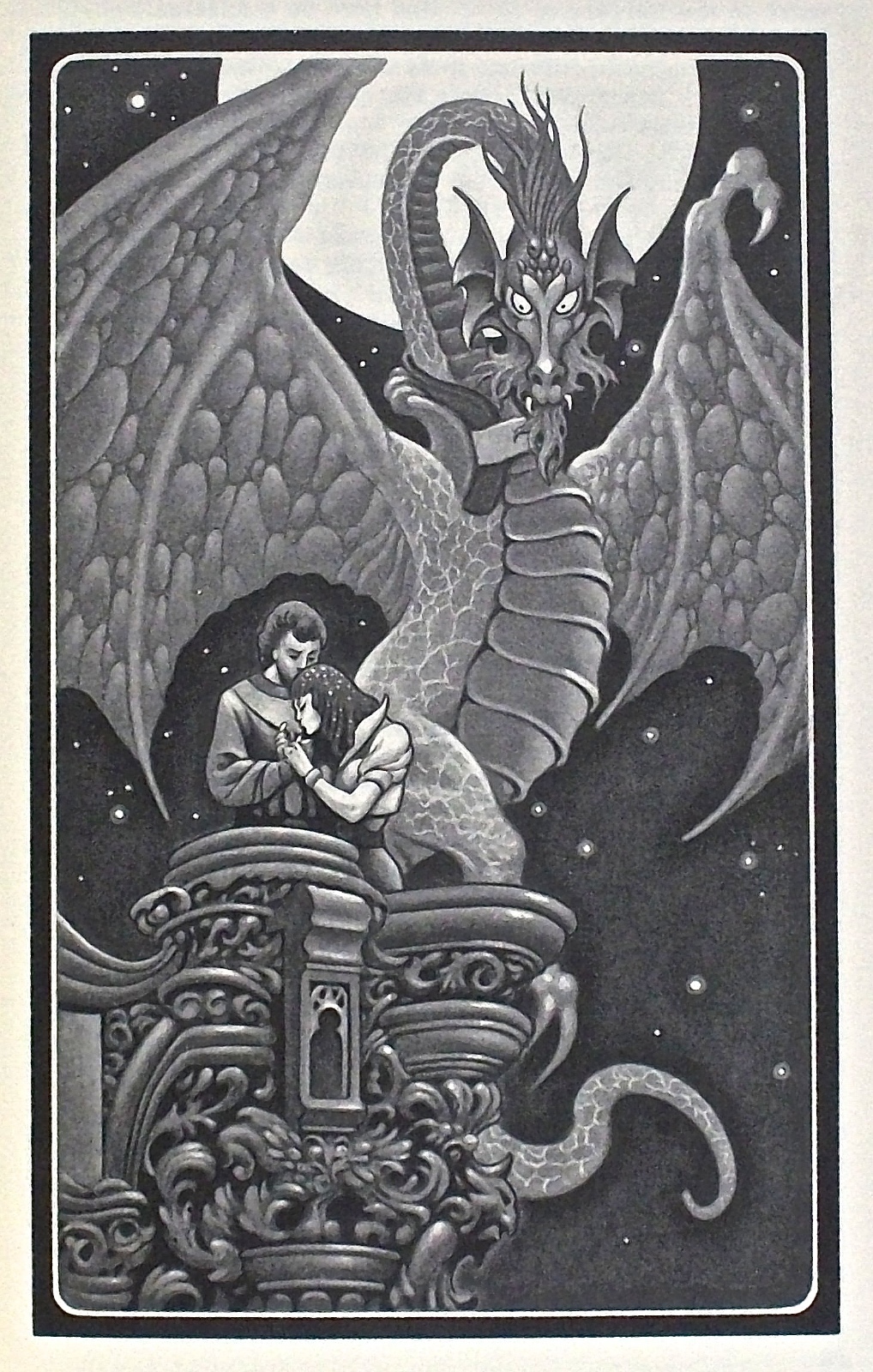 BRIAN LUMLEY—ELYSIA: THE COMING OF CTHULHU, Fabian art (1st ed., trade pb, 1989)