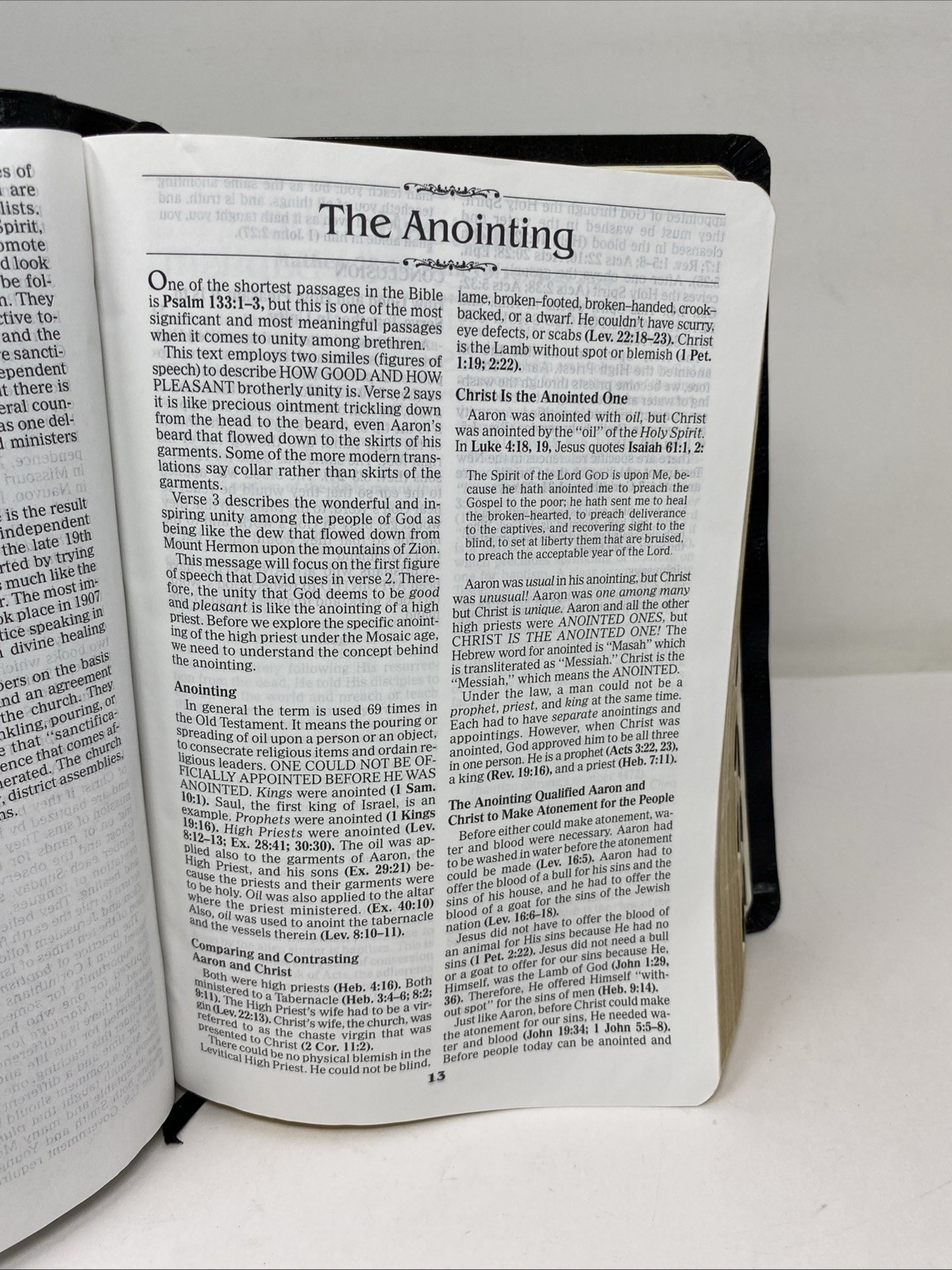 Rare “Oracles of God” Special Edition NKJV Open Bible Christian Ed Thumb Indexed
