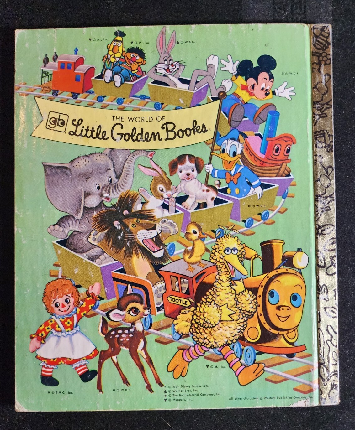 Walt Disney’s Mickey Mouse and Goofy The Big Bear Scare Little Golden Book T3813