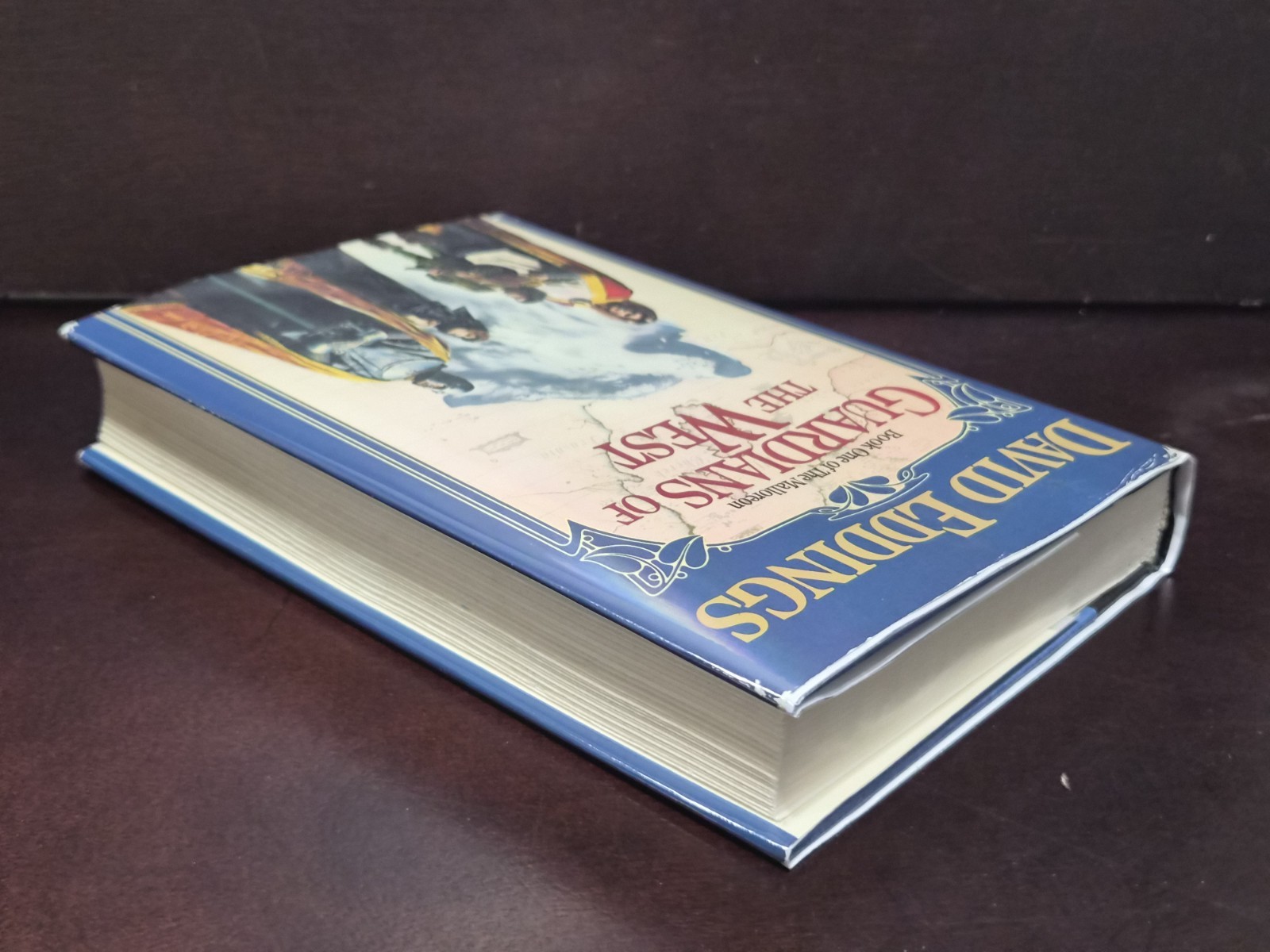 David Eddings GUARDIAN OF THE WEST Malloreon 1 1987 Del Rey BCE HCDJ VG Mylar