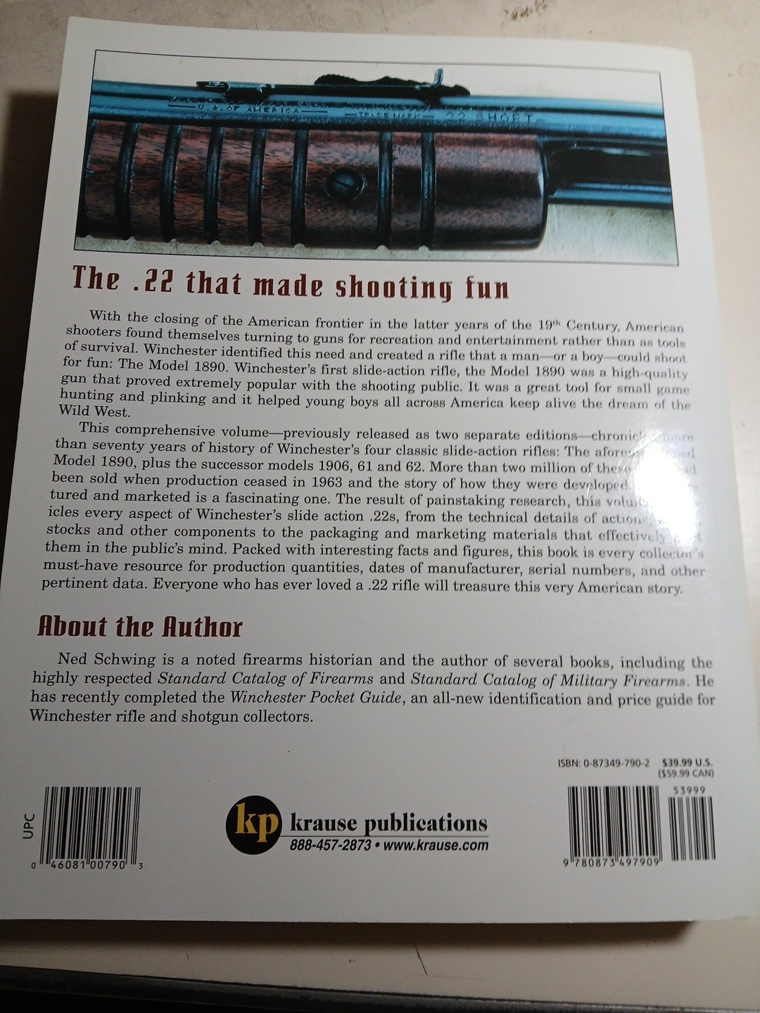 WINCHESTER SLIDE ACTION RIFLES VOL 1 & 2 Ned Schwing Gun History Rare Book