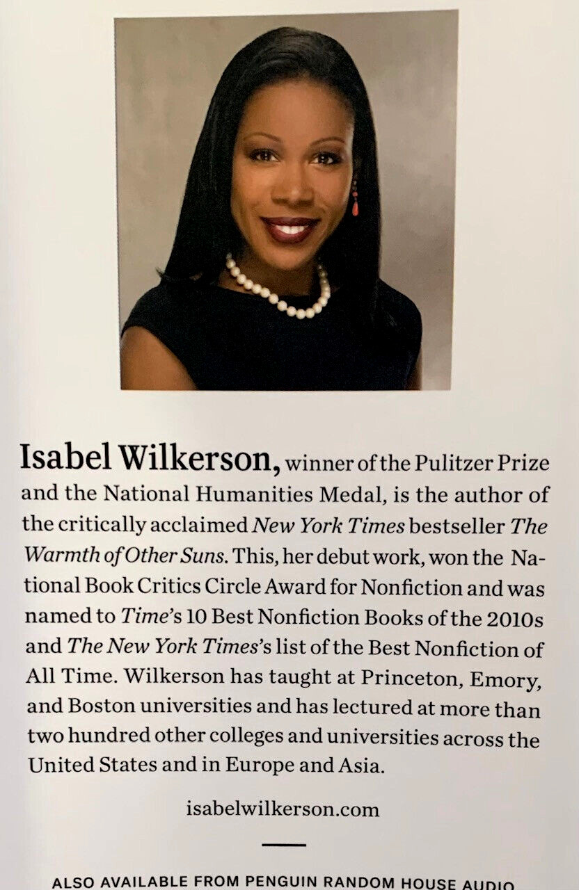 CASTE: THE ORIGINS OF OUR DISCONTENTS by ISABEL WILKERSON (Hardcover 2020)