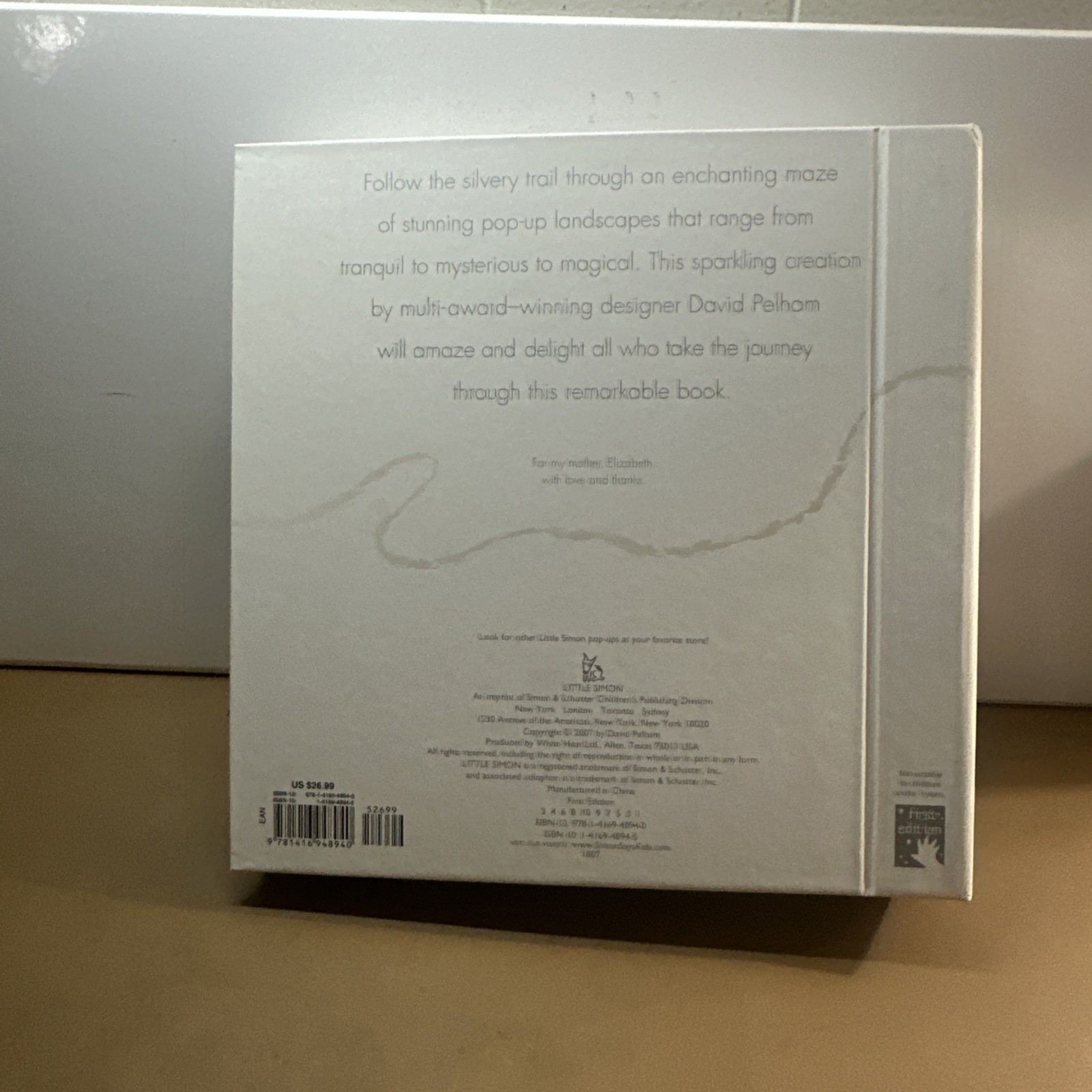 Trail : Paper Poetry by David Pelham (2007, Novelty Book)