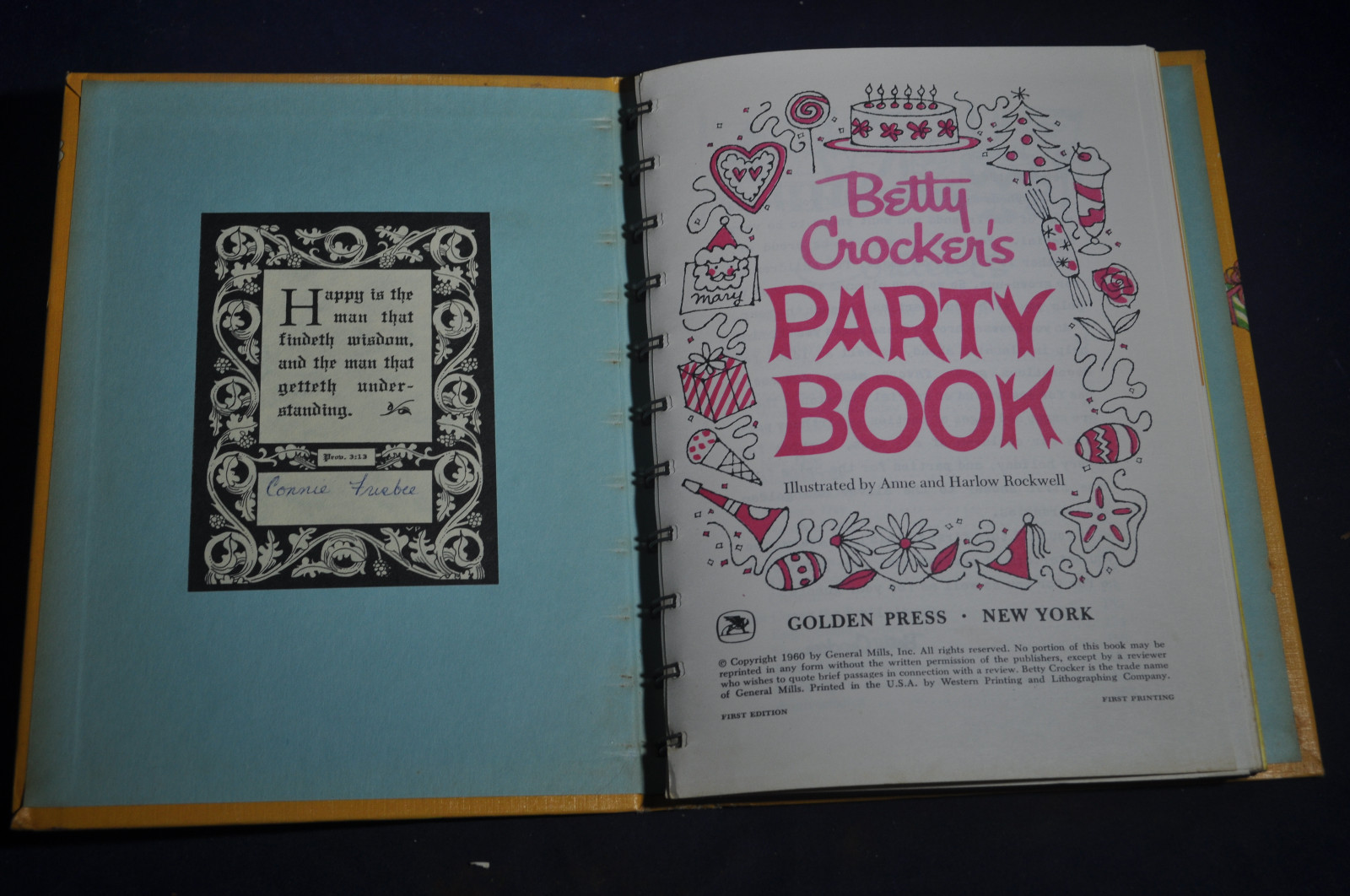 1960 *FIRST* Betty Crockers Party Book
