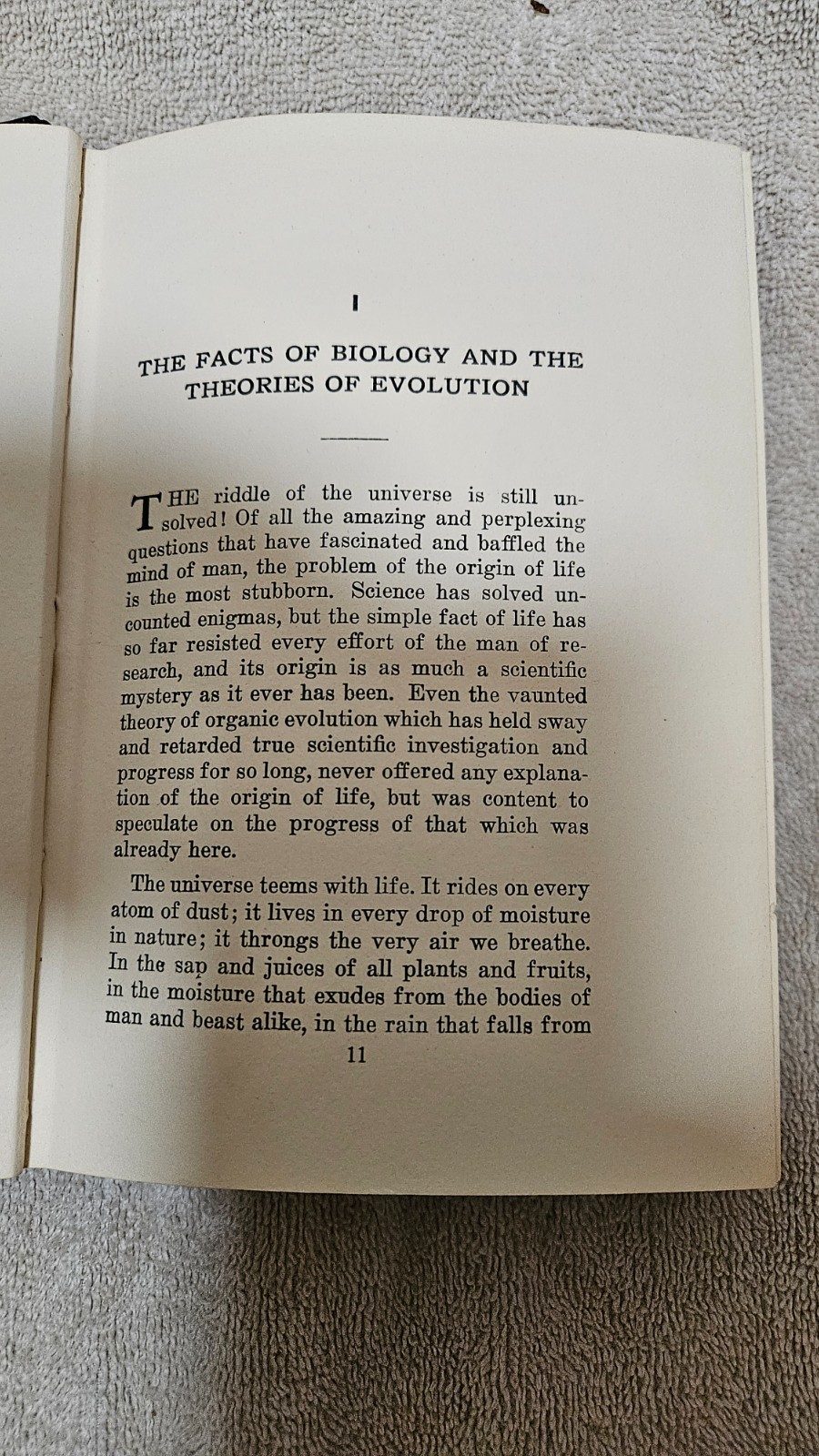 ‡ 🐒 Theory of Evolution and Facts of Science by Rimmer • 1935 HC 4th Ed Ex-Libr