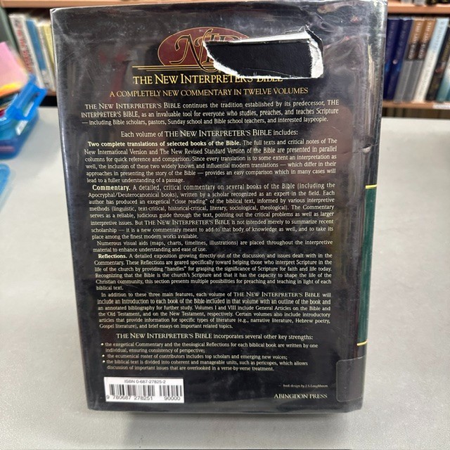 THE NEW INTERPRETER’S BIBLE (12 VOLUME SET + INDEX) BY Leander E. Keck HCDJ