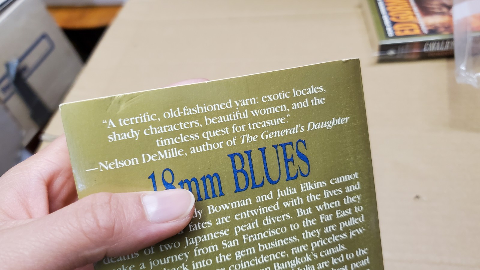 18mm Blues By Gerald A. Browne Warner Books 1994 Paperback