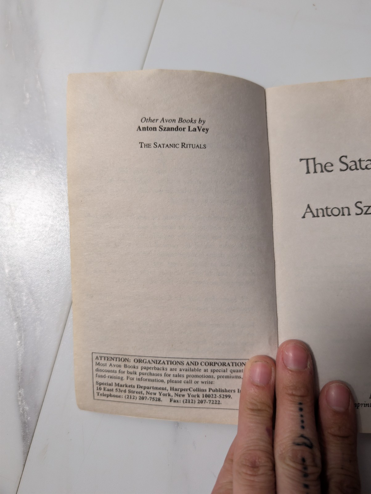 The Satanic Bible Mass Market Paperback By Anton Szandor Lavey