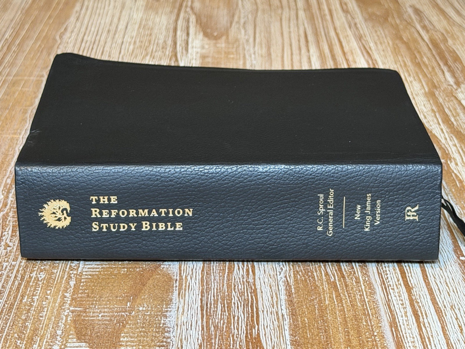 Reformation Study Bible Black Leather 2016 Sproul English Standard Version