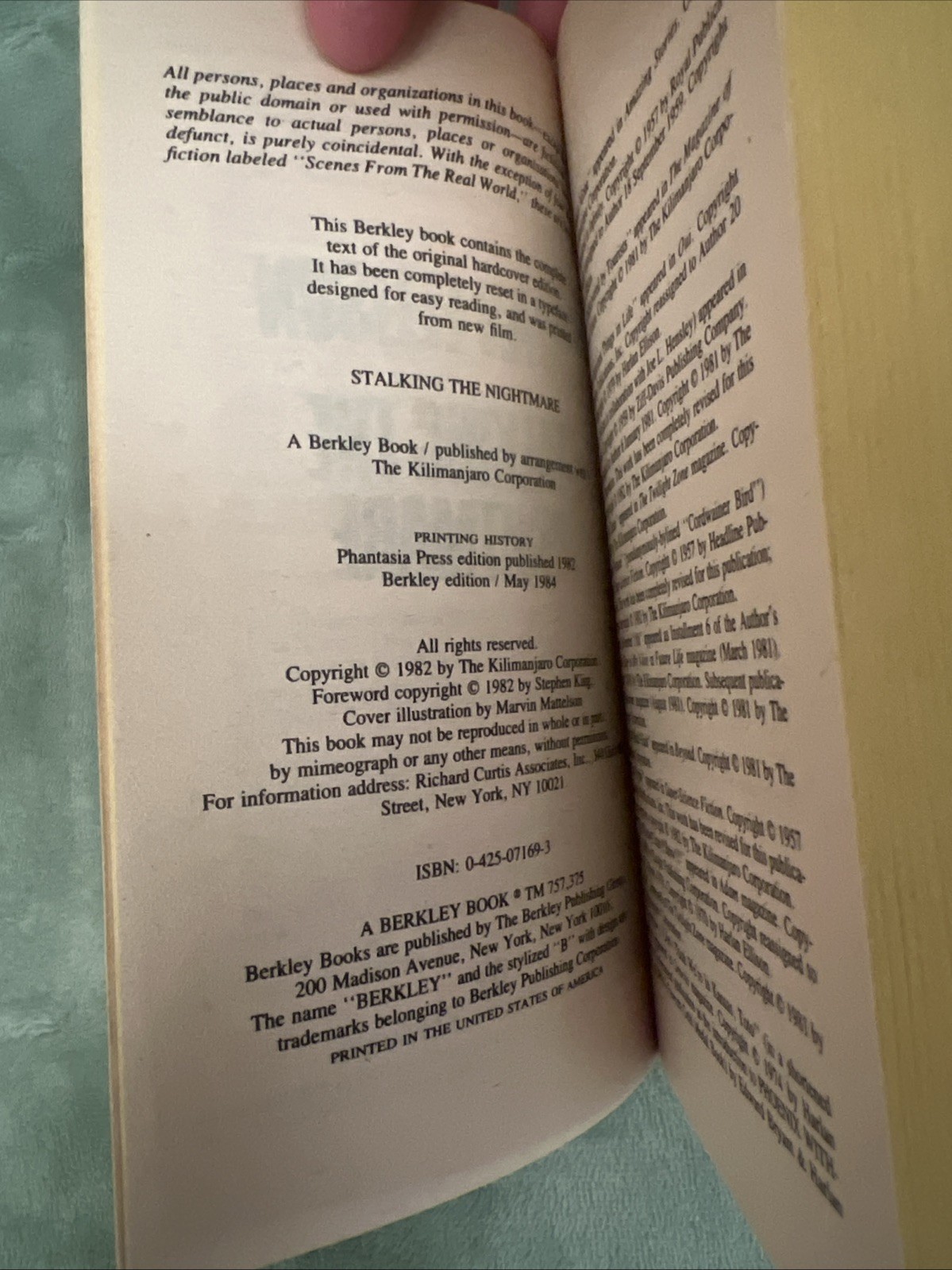 Stalking The Nightmare & Strange Wine by Harlan Ellison – Short Story Collection