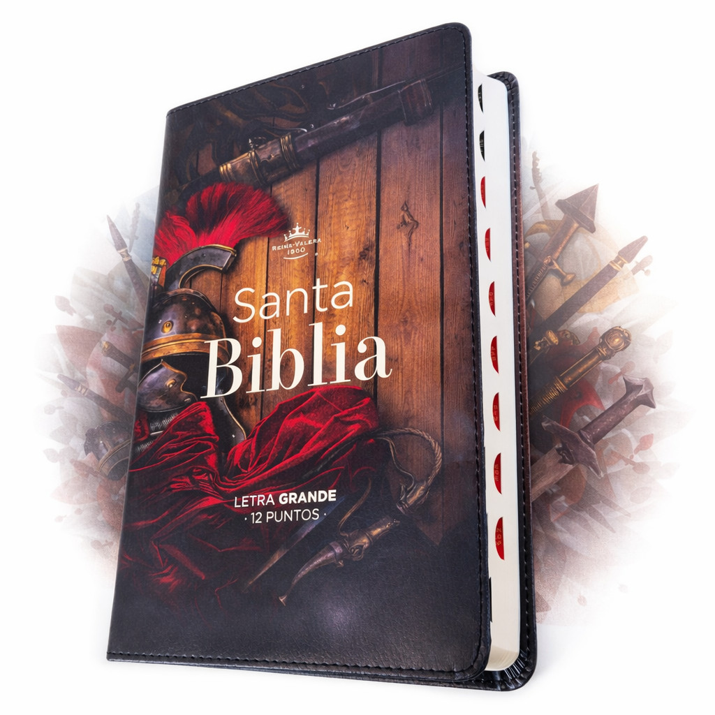 Biblia Letra Grande 12 puntos RV19 armadura de Dios con indice – Efesios 6:11