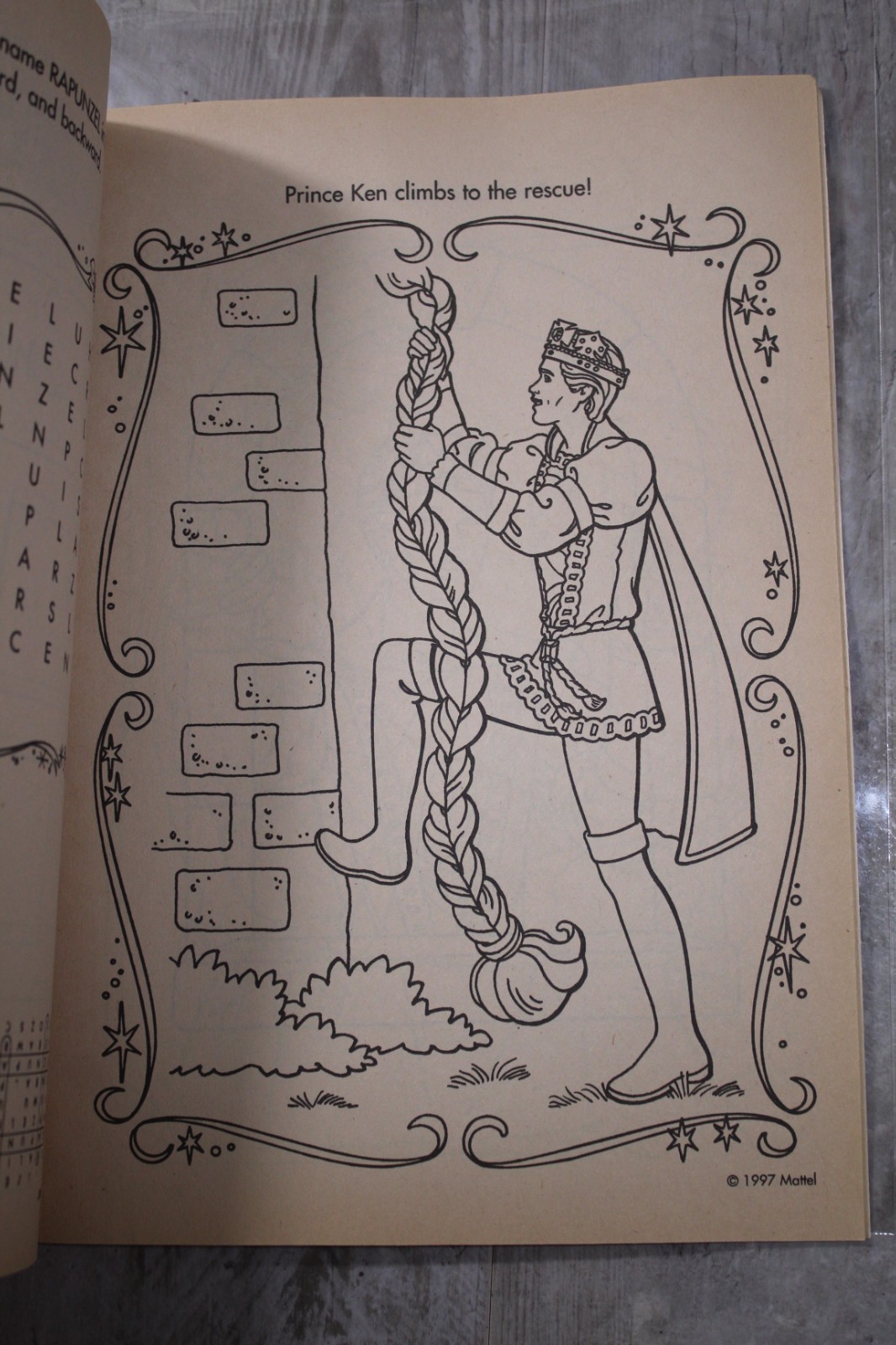 Barbie: The Story of Rapunzel by Golden Books Coloring Books