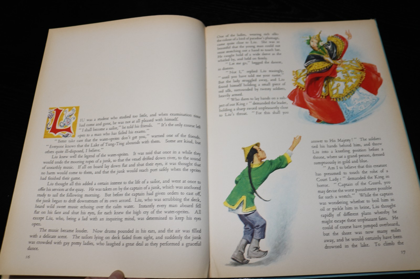 Chinese Fairy Tales as Retold by Shirley Goulden 1958 Splendor Books LARGE RARE