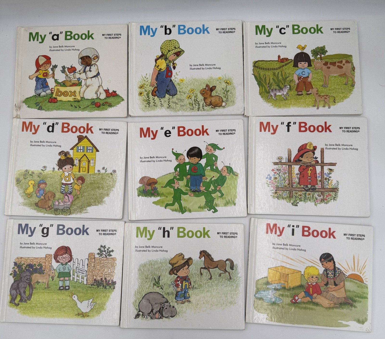 My First Steps To Reading Jane Belk Moncure Mixed Set Hardcover ABC Lot Of 24