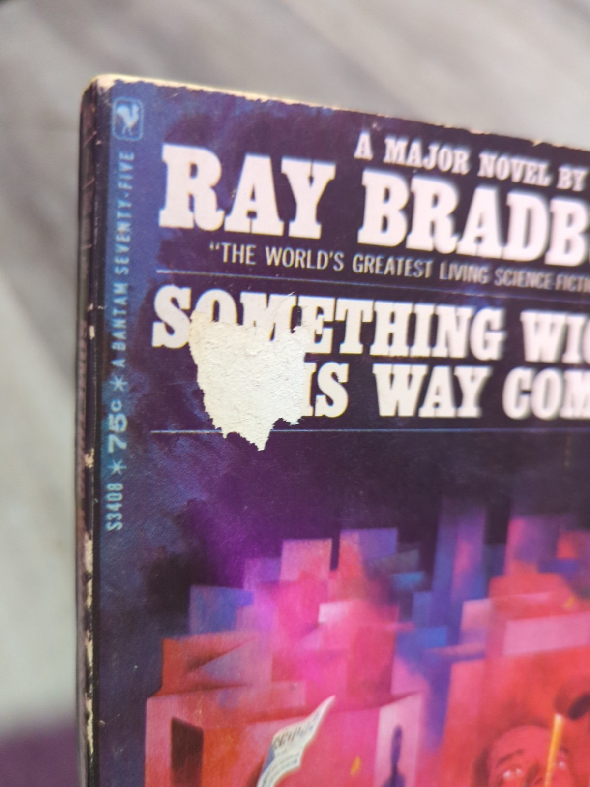 Vintage Sci-fi 7 book lot. Harlan Ellison, Ray Bradbury, Walter M. Miller, Jr.