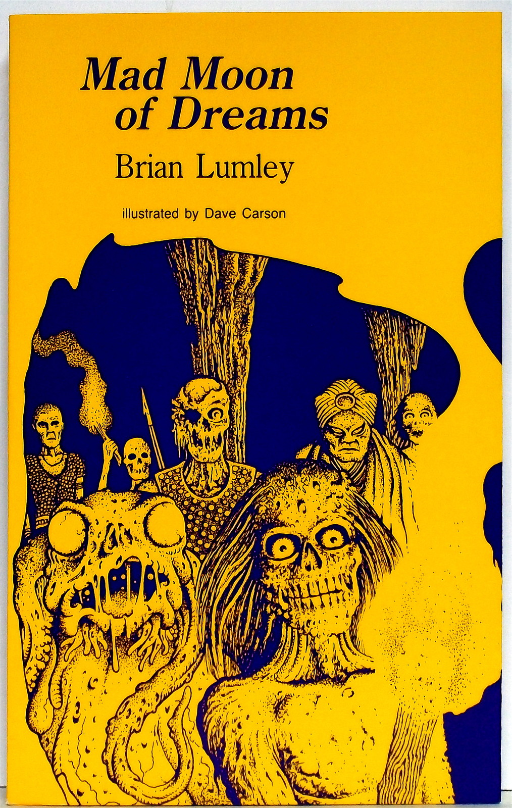 BRIAN LUMLEY’s MAD MOON OF DREAMS— 1st ed. trade pb (S&S in HPL’s Dreamworld)